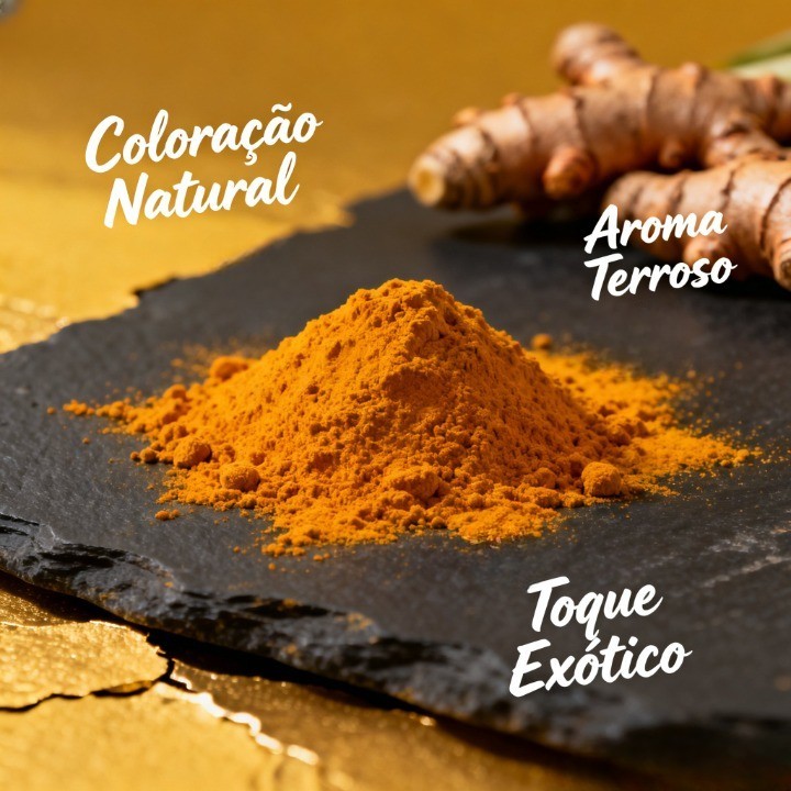 Cúrcuma em Pó Premium 25g 50g 100g - Verdinato - Cor e Sabor Natural — imagem 2 de 2