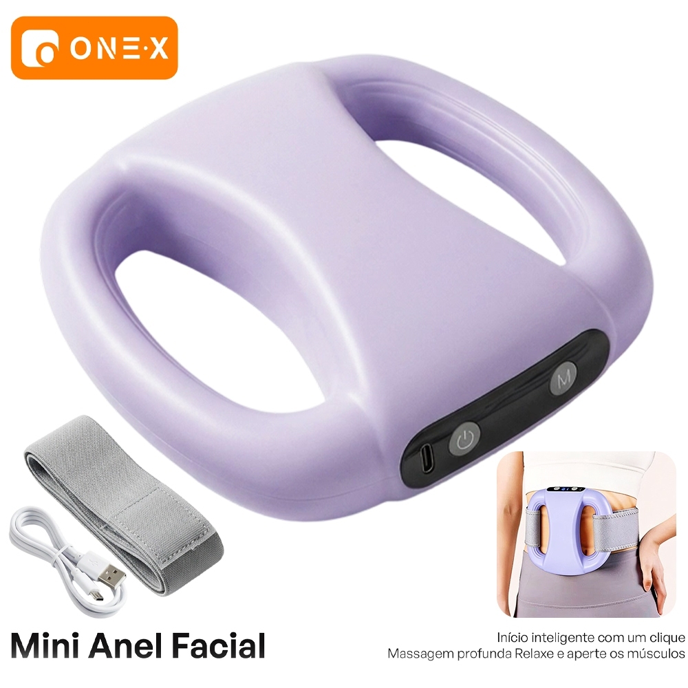 Mini Massageador de Fáscia Portátil Type-C Recarregável Alívio Dor Muscular Pescoço Ombro