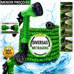 Mangueira Mágica Expansível 15M 30M com Esguicho 7 Funções Jardim Lavagem de Carro