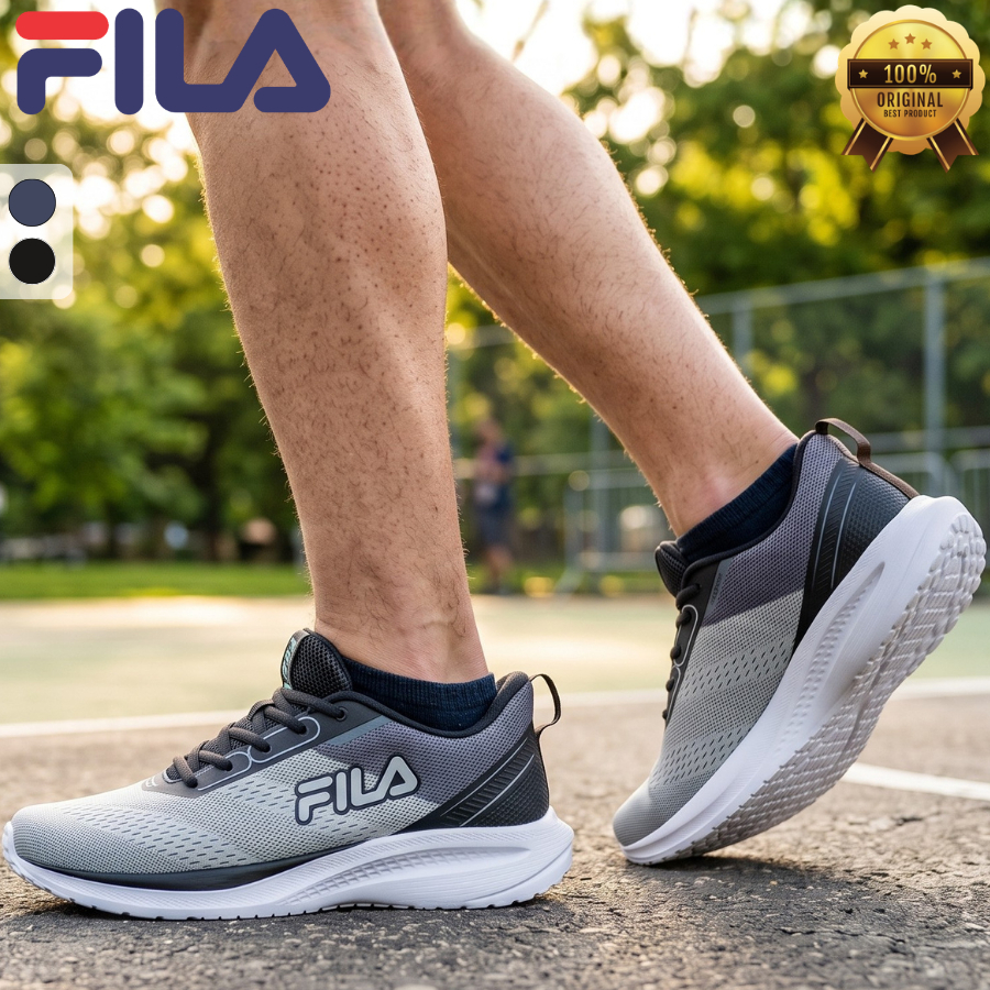 Tênis Fila Rise Up Masculino Original Academia Caminhada Esportivo Confortável Mesh Energized Rubber