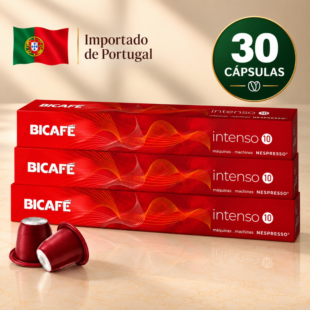 Kit 30 Cápsulas de Café Bicafé Red Intenso Compativel Maquinas Nespresso