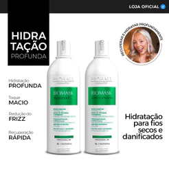 Kit Shampoo Biomask 1L + Condicionador Biomask 1L