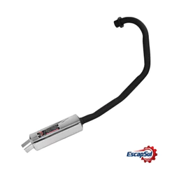 Escapamento Titan/ Fan 150 Ks/ Es/ 09/13 Mini Turbo Fortuna