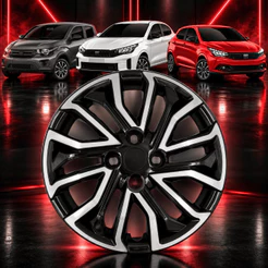 01 Calota Carlota Aro 14 Fiat Argo Cronos Modelo Esportiva 2018 2019 2020 2021 2022 2023 2024 2025 2026