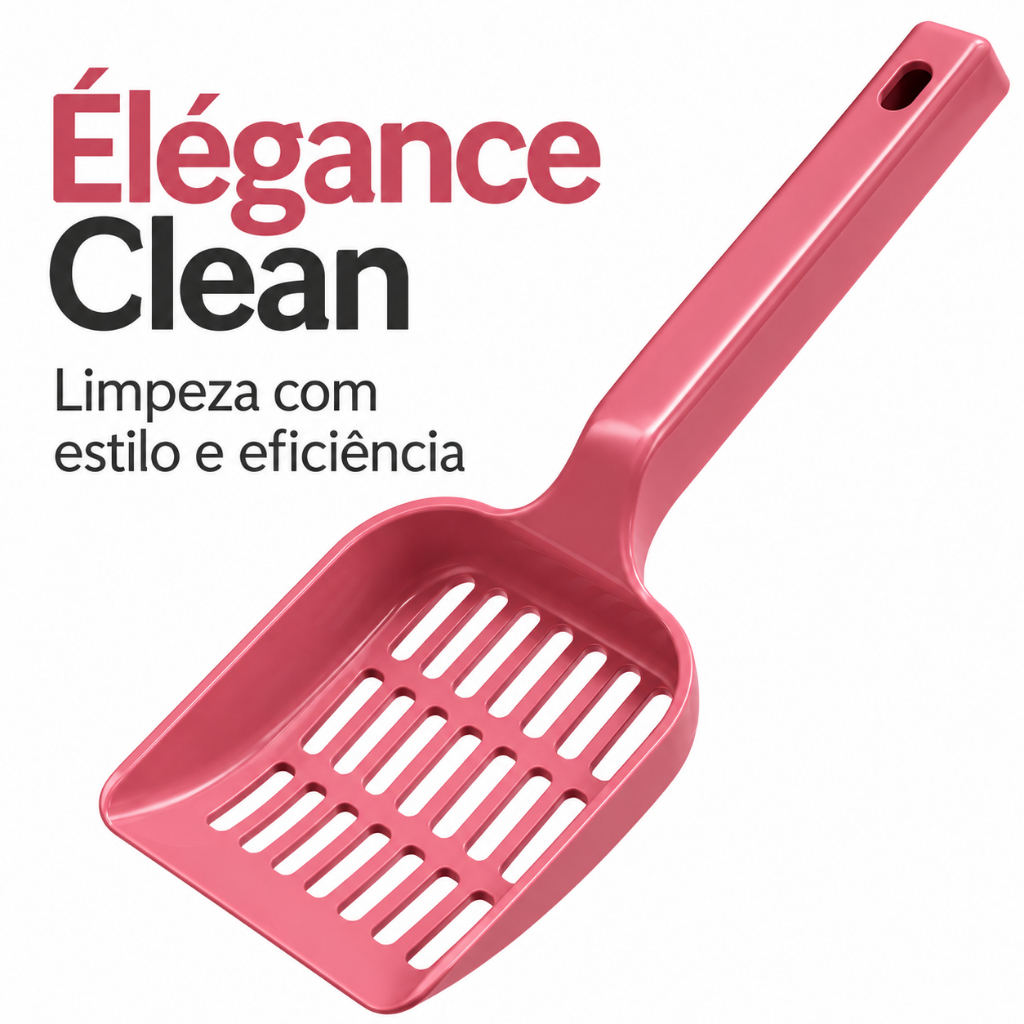 Pá Higiênica Coletora para Gatos 28cm Design Moderno
