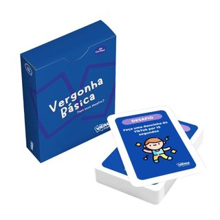 Jogo de Cartas Baralho de Desafios Para Grupo Vergonha Básica Vrau Jogos