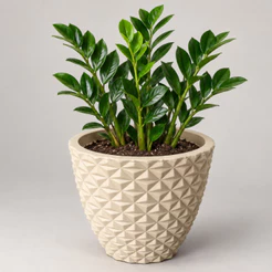 Vaso para Plantas Decorativo em Polietileno Bojo Diamante P medidas 30cm x 34cm x 22cm