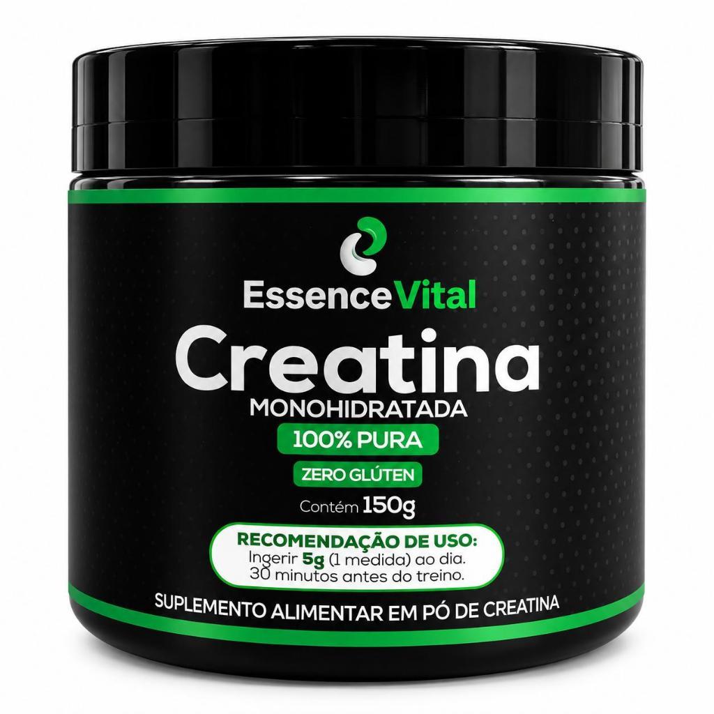 Creatina Monohidratada 100% Pura 150g  importada  Essencevital