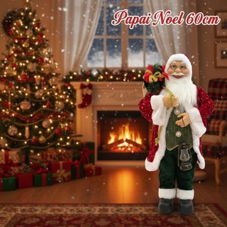 Papai noel grande 60cm decoração de natal enfeite natalino festa de Natal