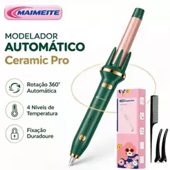 MAIMEITE Modelador de Cachos Automático 25mm Bivolt Revestimento Cerâmico Aquecimento Rápido
