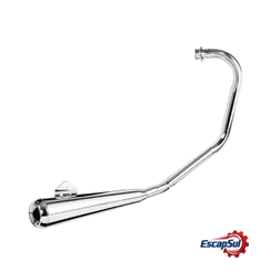 Escapamento Ybr 125 Modelo Mini Turuna Fortuna