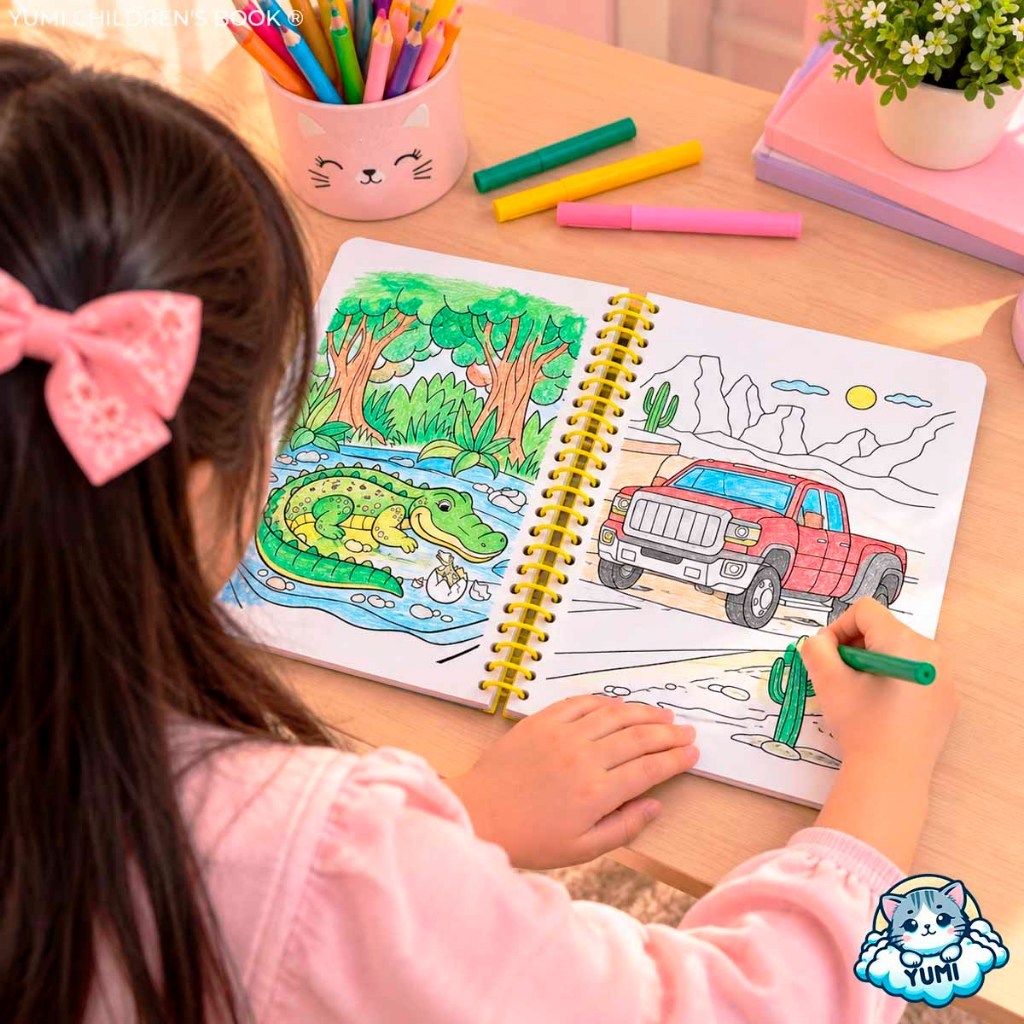Livro Infantil 365 Desenhos Para Colorir Livro De Pintura Capa C/ Glitter Espiral Folhas Brancas · foto 2