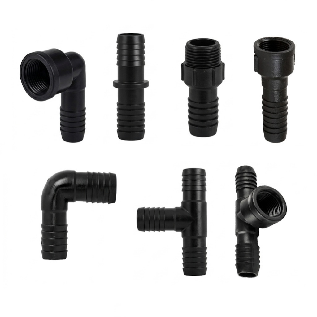 Conexão Para Mangueira 1/2" Em PVC De Alta Qualidade Vários Modelos E Kits