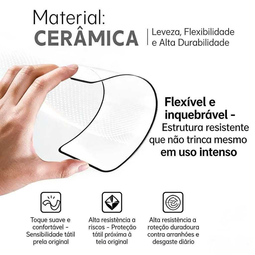 Película Fosca Cerâmica Samsung Galaxy A05 A06 A07 1 2 ou 3 Unidades — imagem 2 de 2
