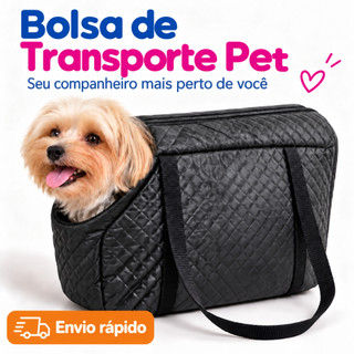Bolsa transporte para pet premium para cachorro gato