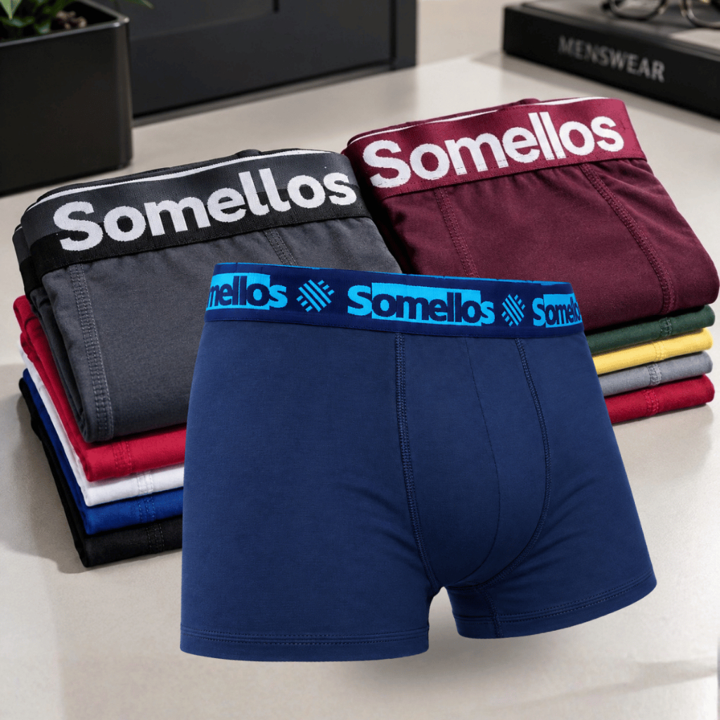 Cueca Boxer Masculina Kit 3, 6 ou 10 Peças Microfibra Premium Forro 100% Algodão
