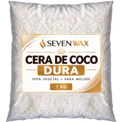 Cera de Coco Dura Escama para velas em Moldes