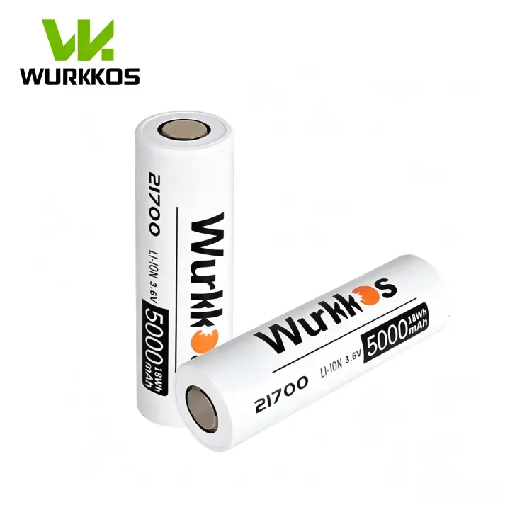 Lanterna Led Pequena Wurkkos Com Bateria Recarregável De 5000mah 21700