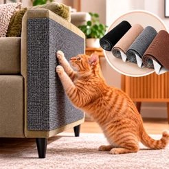 Arranhador Adesivo para Gatos Premium Protetor de Sofá Cama Móveis Resistente Durável Carpete Cola Aderencia Higienico