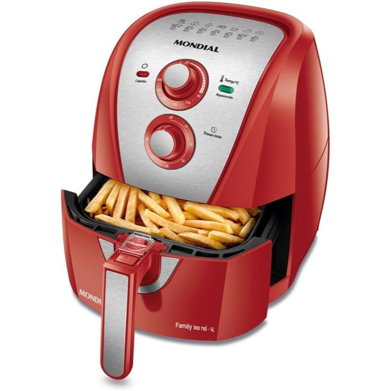 Fritadeira Sem Óleo Air Fryer 4L Mondial 1500W - AFN-40-RI - 220v