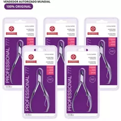 Kit 5 Alicates Mundial 777 Professional Premium – Alta Precisão para Manicure Profissional