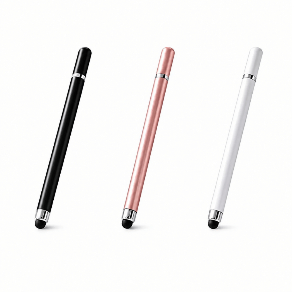 Caneta Touch 2 em 1 Ponta Dupla Capacitiva Universal Celular Tablet iPad Android