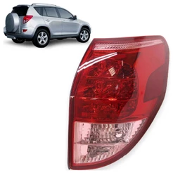 Lanterna Traseira Rav4 2005 2006 Bicolor Lente Lisa Acrilico