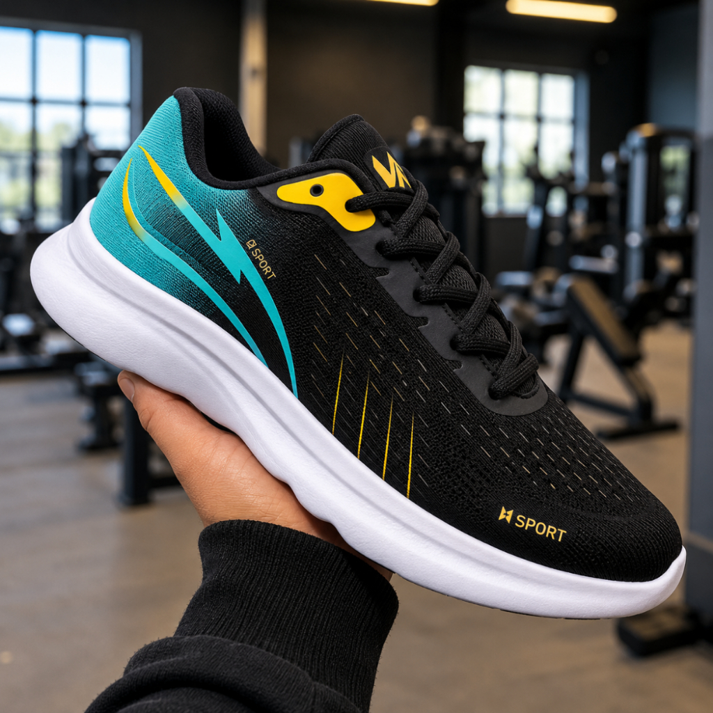 Tênis SNKR Box Corrida Leve Confortável Respirável Antiderrapante Academia Treinos Fitness