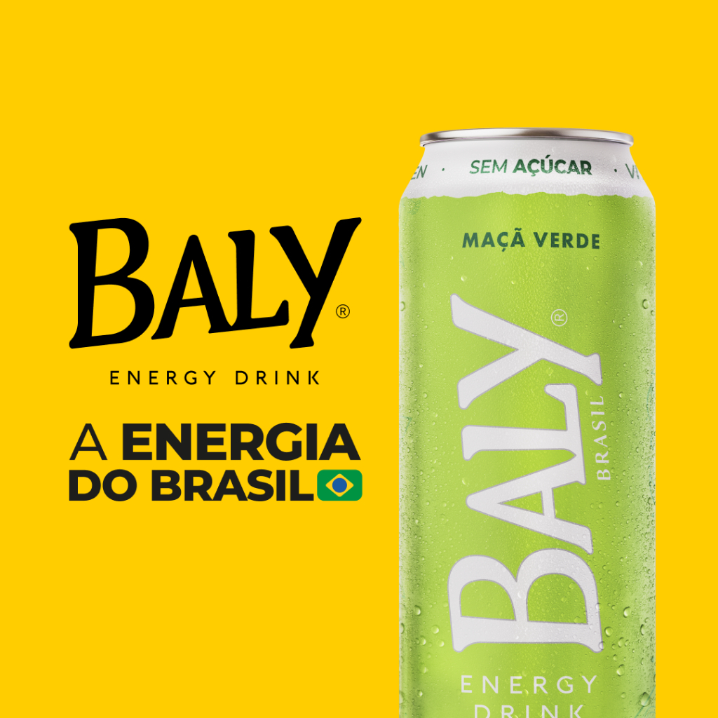 Energético Baly Maçã Verde Sem Açúcar 473ml Pack 6 Latas — imagem 2 de 2