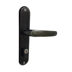 Fechadura Externa 2018/04 Paris Oxidada Para Porta De Madeira Hela