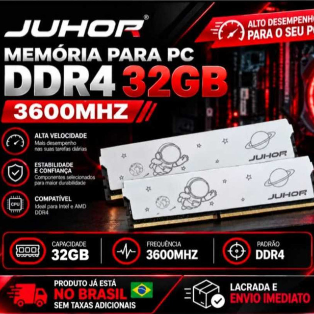 KIT MEMÓRIA DDR4 3600MHZ (2X16GB)