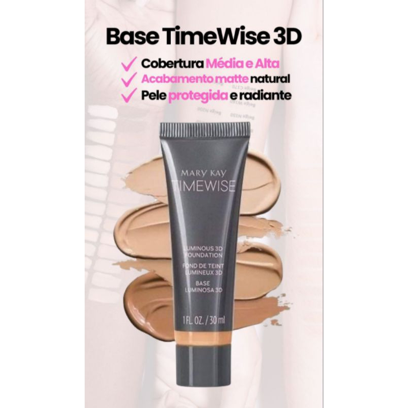 Base Mary Kay Timewise 30ml    Beige  C110 ,Ivory N160 ,Ivory N140