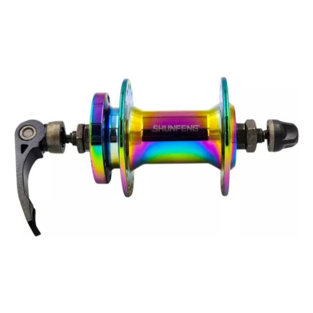 Par Cubo 36f Esfera K7 8-12v Disco De Bike Rainbow Camaleão Shunfeng — imagem 2 de 2