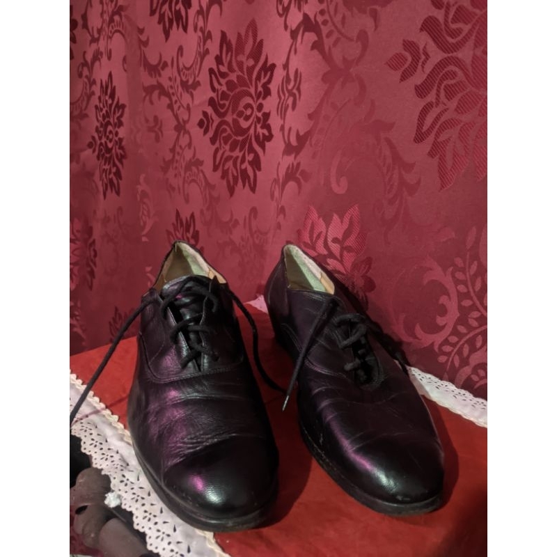 Sapato social masculino couro vintage importado