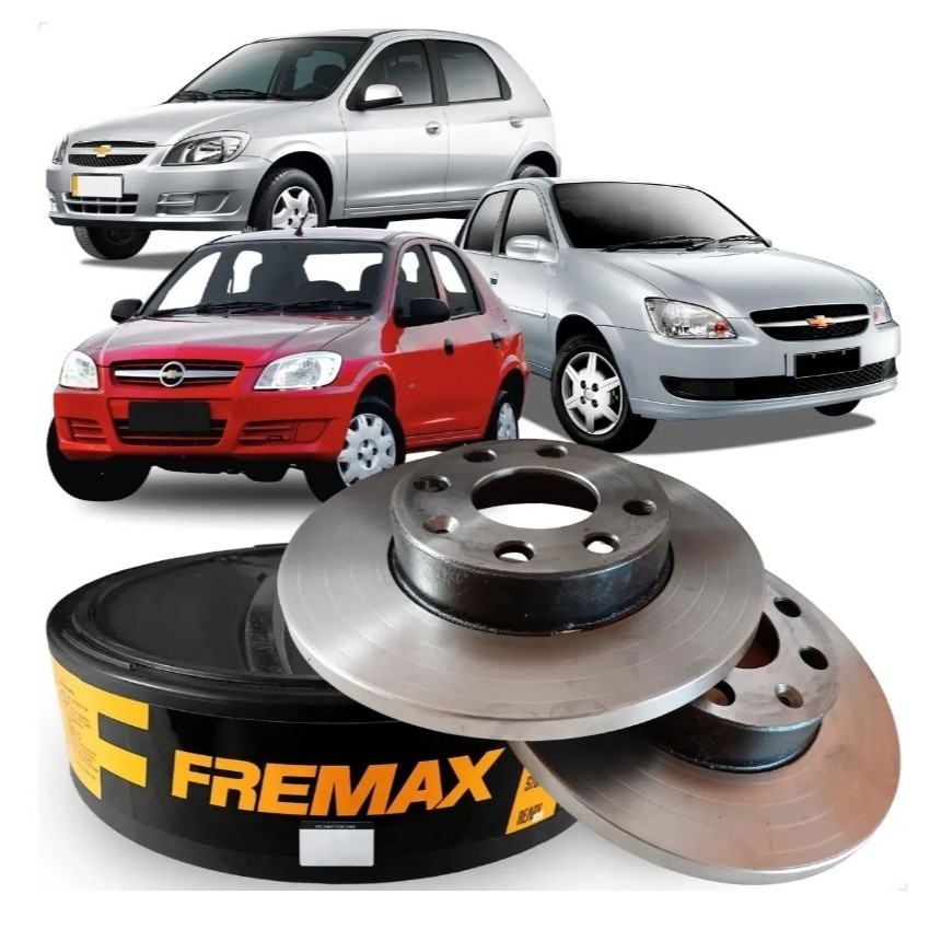 Par Disco Freio Dianteiro Celta Corsa Classic Prisma Bd1240