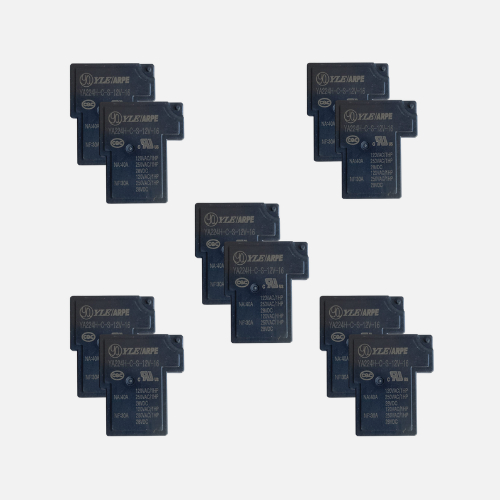 Kit Com 10 Peças Rele Ya224h-c-s-12v-16 40a/30a Ar6 12vdc 12v