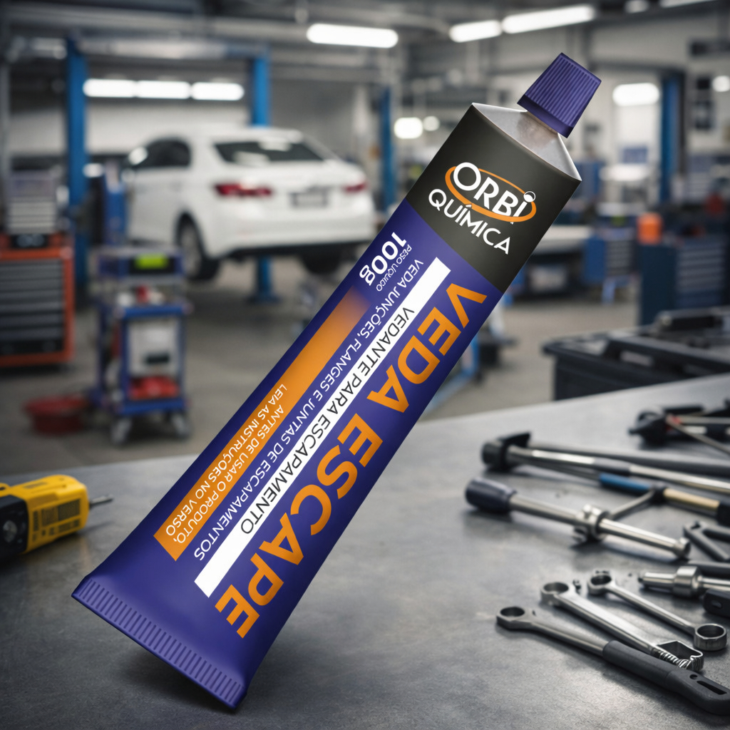 Cola Adesivo Veda Escapamento de Alta Temperatura Carro Moto Caminhão