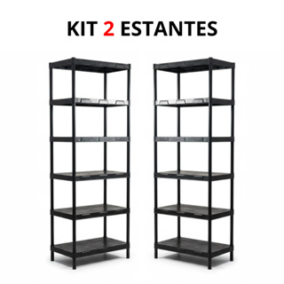 Kit 2 Estantes Organizadora multiuso 7 até 2 Prateleiras em Oferta na Shopee