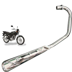 Escapamento Mini Turuna CG Titan 125 KS 2000/2004 C/Protetor
