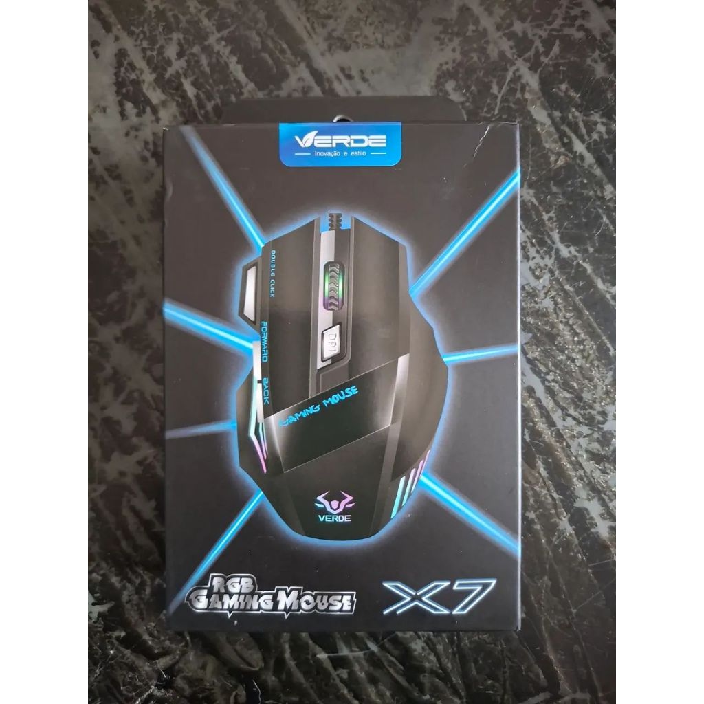 Mouse Gamer Óptico com DPI 3200 ergonômico