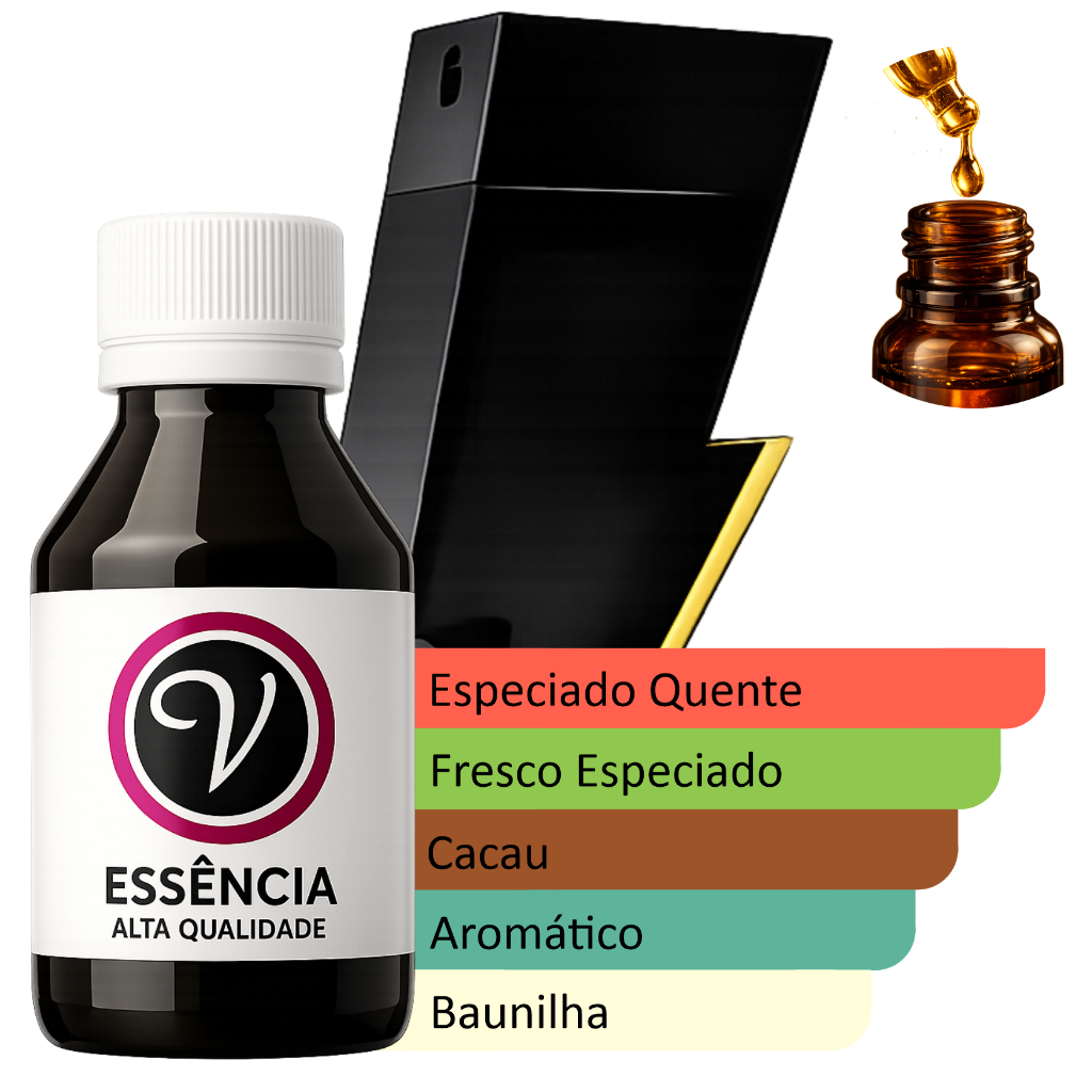 Essência Óleo para Body Splash Perfume Creme - 30ml