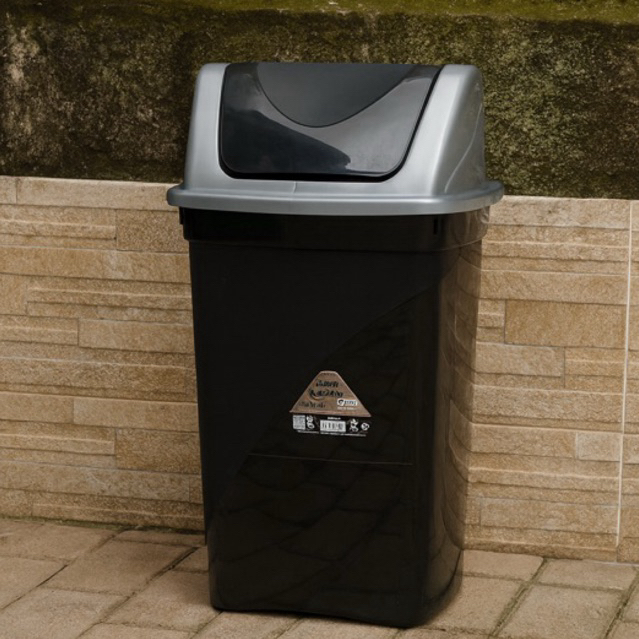 Lixeira Plastica Moderna 30 LItros Cozinha Área Externa Lixeira Moderna Grande