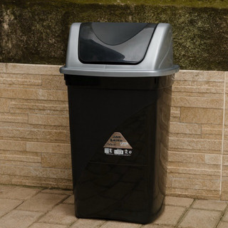 Lixeira Plastica Moderna 30 LItros Cozinha Área Externa Lixeira Moderna Grande
