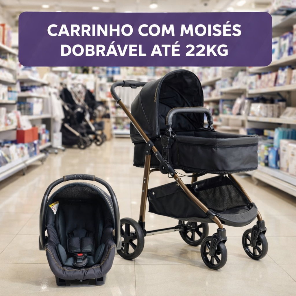 CARRINHO EXTREME GALZERANO + BEBE CONFORTO + BASE CARRO