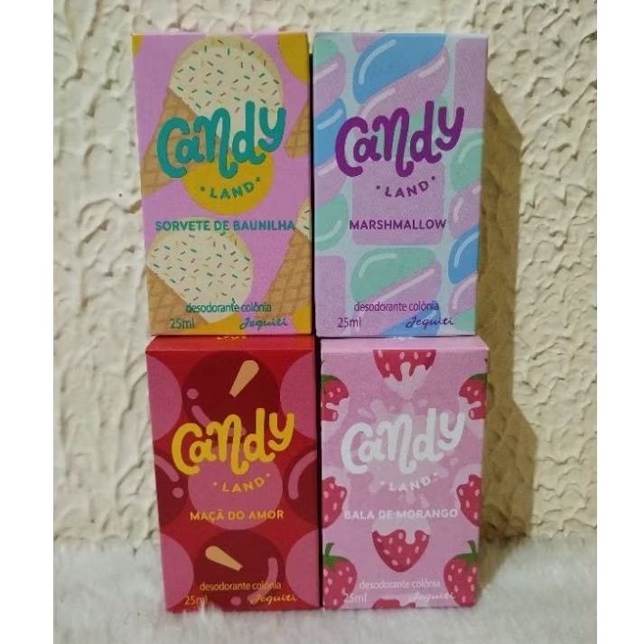 Colônia 25ml Candy Land Fragrâncias Jequiti