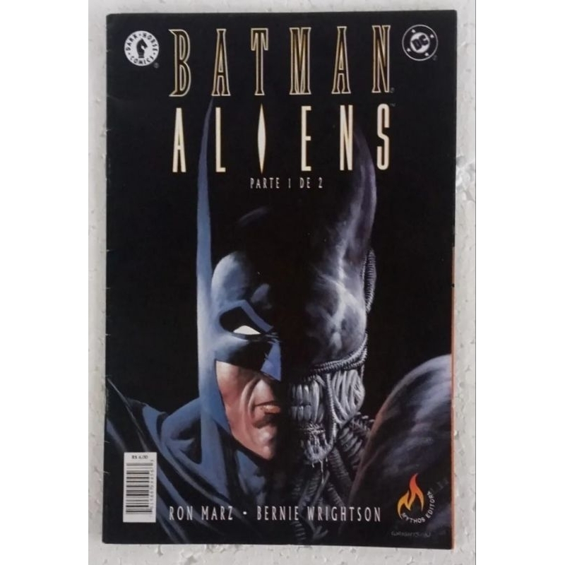 Batman/aliens - Minissérie/mythos Parte 1 De 2 (raridade)