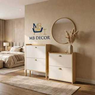 Sapateira Closet ou Lolla 2 Gavetas Basculantes  Porta Multiuso Organizadora 12 Pares Quarto Entrada em Oferta na Shopee