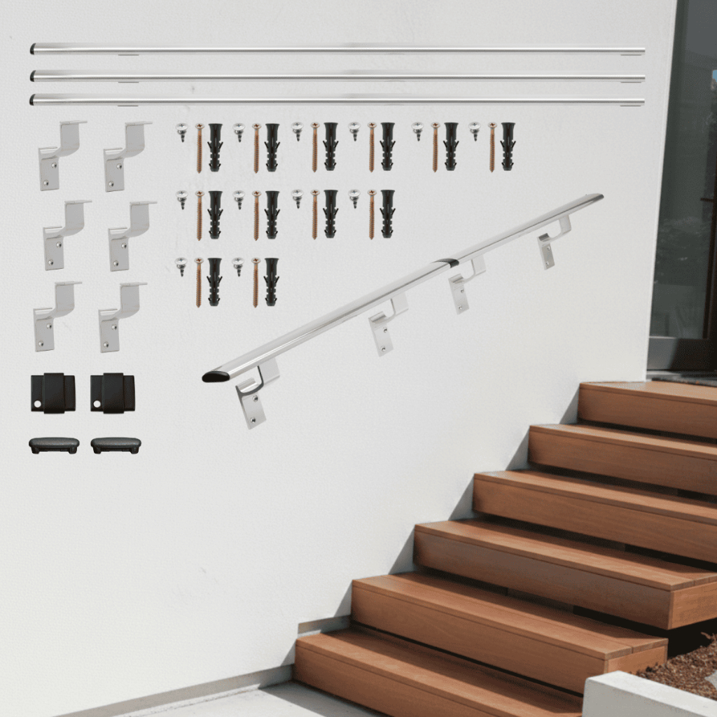 Tubo Corrimão 2,80 Metros Para Escada Parede Rampa Residencial Comercio ProArt Inox em Oferta na Shopee