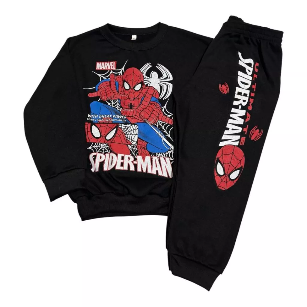 Conjunto de Moletom Flanelado Roupa Infantil de Inverno Para Menino