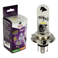 Lâmpada Farol Led H4 Moto Carro 8000 K Super Branca Cavalinho